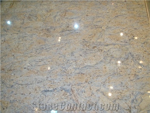 Chinese Giallo Fiorito Granite, Slab