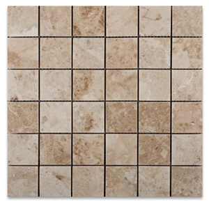 Cappuccino Marble Mosaics, Brown Marble