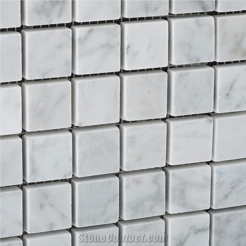 Carrara Marble Mosaics, White Marble