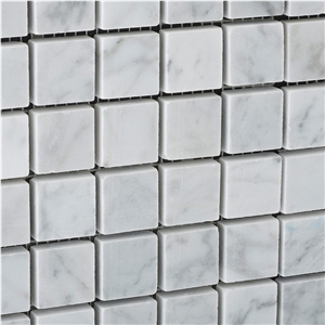 Carrara Marble Mosaics, White Marble