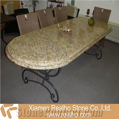 Decorative Marble Table Top, Crema Marfil Beige Marble Table Tops
