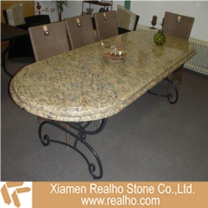 Decorative Marble Table Top, Crema Marfil Beige Marble Table Tops