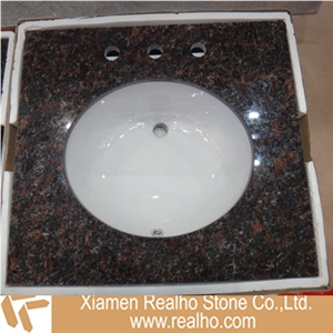 Tan Brown Granite Bathroom Tops;bathroom Vanitytop