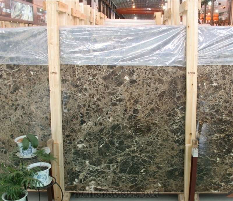 Marron Emperador Marble Slabs, Spain Brown Marble