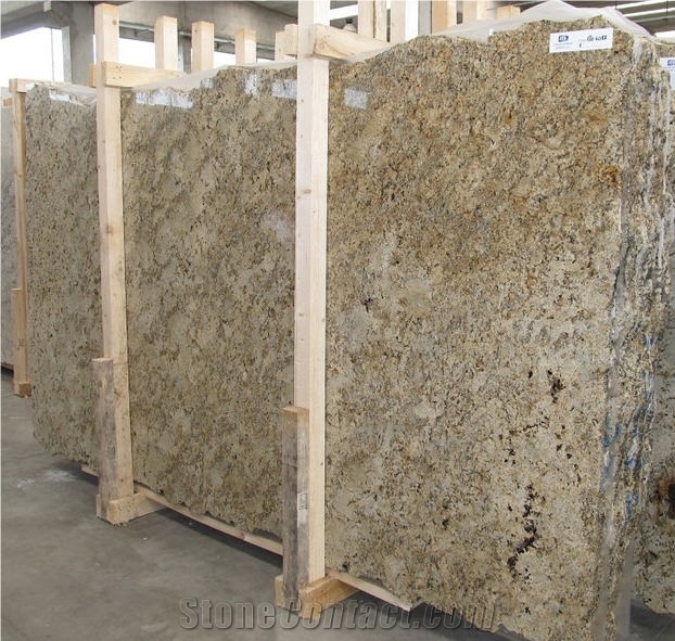 Golden Beach Granite Slabs Brazil Yellow From United Golden Beach Granite Slabs Brazil