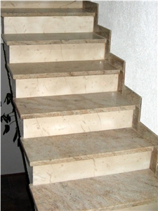 Ivory Fantasy and Bracki Sivac (sivac Venato) Stai, Yellow Granite Stairs,steps