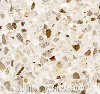 White - Cream Quartz Stone, Engineered Stone
