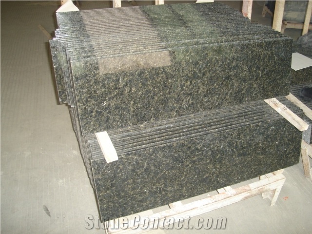 Ubatuba Granite Tiles, Brazil Green Granite