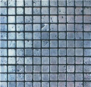 Mosaico Metalizado Azul
