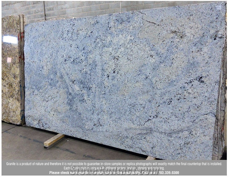Ice Blue Granite Slab, Brazil Blue Granite