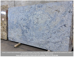 Ice Blue Granite Slab, Brazil Blue Granite