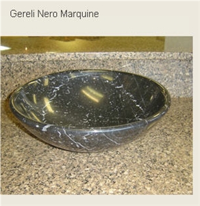 Nero Marquina Sink, Black Marble Sink