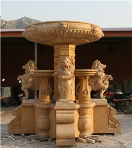 Pink Marble Fountain