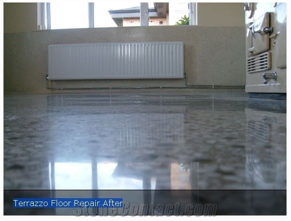 Terrazzo Floor Repair After