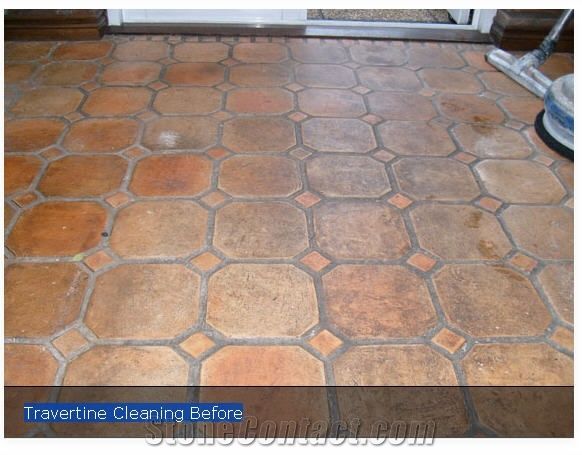 Travertine Cleaning, Stain Remove