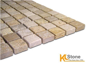 G4 Beige Travertine Mosaic