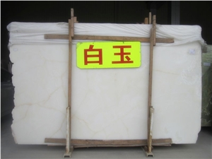Backlit White Onyx Slabs