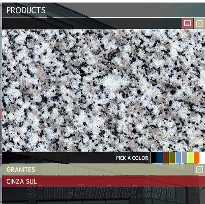 Cinza Sul - Cinza Sal, Portugal Grey Granite Slabs & Tiles