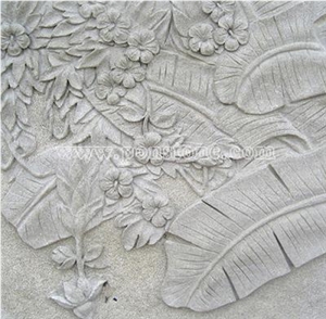 Yellow Sandstone Carving Relief