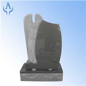 American Angle Headstone&Monument, Shanxi Black Granite