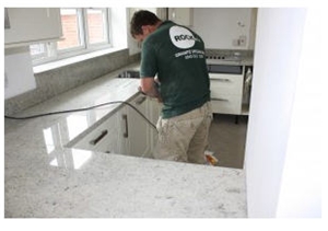 Kashmir White Granite Kitchen Top