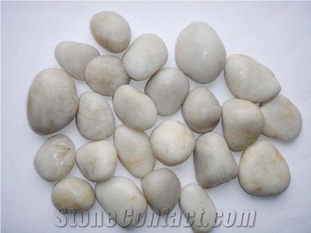 White Marble Pebble Stone