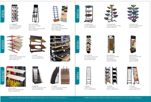 Stone Display a Frames Stand Rack