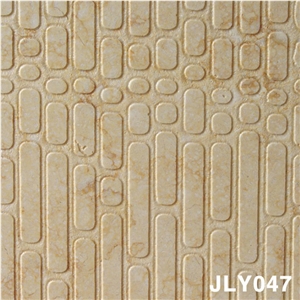 3d Marble Wall Finishing Material, Beige Marble Home Decor
