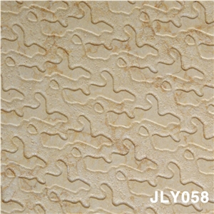 3D Nature Background Stone Wall, Beige Marble Home Decor