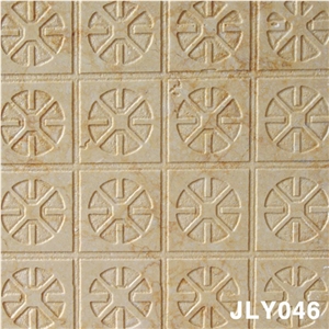 Cheap Natural Marble 3d Wall Panel, Beige Marble Home Decor