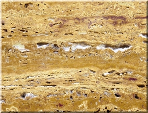 Golden Travertine Tile, Turkey Yellow Travertine