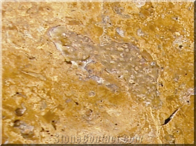 Golden Travertine Tile, Turkey Yellow Travertine