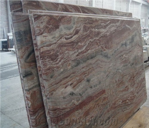 Monica Red Marble, Rosso Monica Marble, Rojo Monica Marble Slab & Tile