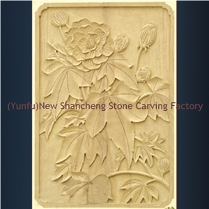 China Yellow Sandstone Relief