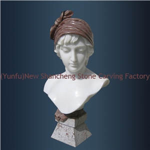 Stone/Marble Bust Carving(Head Statue)