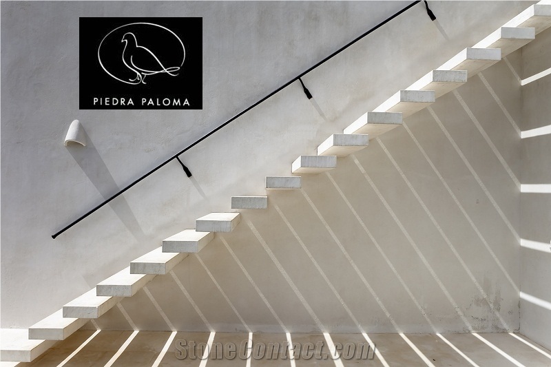 Piedra Paloma Stairs, Escaleras, Escaliers, White Limestone Stairs & Steps Spain