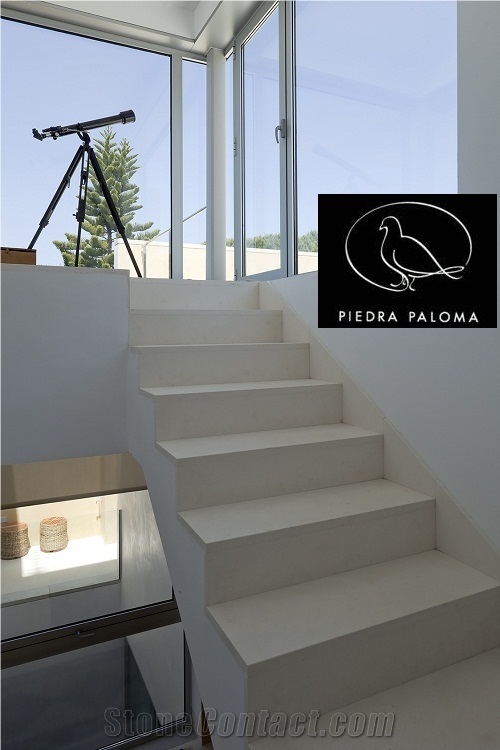 Piedra Paloma Stairs, Escaleras, Escaliers, White Limestone Stairs & Steps Spain