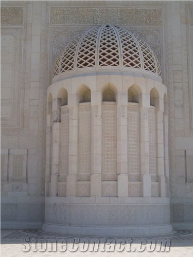 Oman Beige Building Stone, Beige Marble Building Stone
