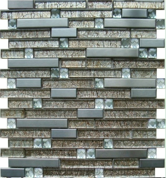 Backsplash Metal Mosaic Tile