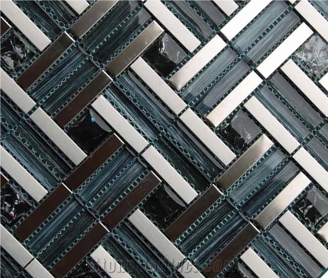 Mosaic, Stainless Steel Mosaic Tile, Metal Mosic T