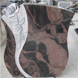 India Aurora Tombstone, Indian Aurora Granite Tombstone