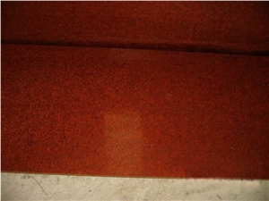 China Red Granite Tiles, Slabs, Dyed Red Granite