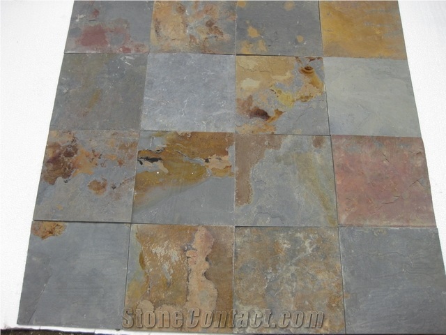 Natural Rusty Slate Tile, Slate Floor Tiles, Slate Wall Tiles