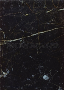 Golden Black Marble Slabs & Tiles, Iran Black Marble