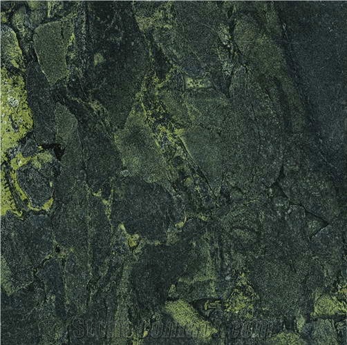 Jungle Green Granite Slabs, Iran Green Granite