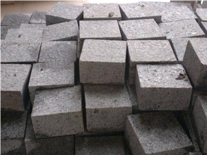 Persian Silver Grain Granite Cube Stone, Grey Granite Cube Stone
