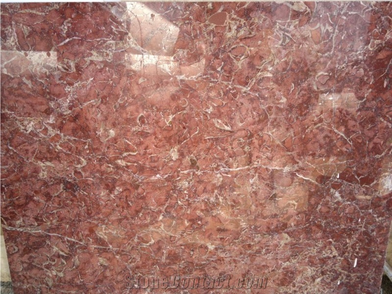 Rosa Perlato Marble Slabs, Iran Red Marble