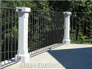 Serizzo Antigorio Pillar, Grey Granite Pillar