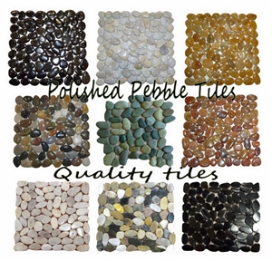 Polished Pebble Tile Mosaic