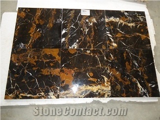 Black & Gold Marble Tiles, Black Gold ,Michalengelo Marble